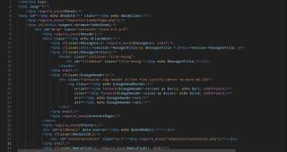 Capture d'écran layout Particule Informatique - partie 1