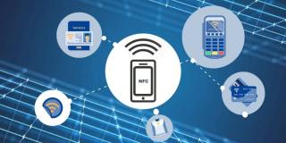 Dessin de l&rsquo;icone de la Technologie NFC